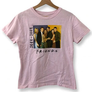3/$25 ❥ 90s Y2K Friends TV Show Graphic Tee T-Shirt Pink Size L Casual  Sporty
